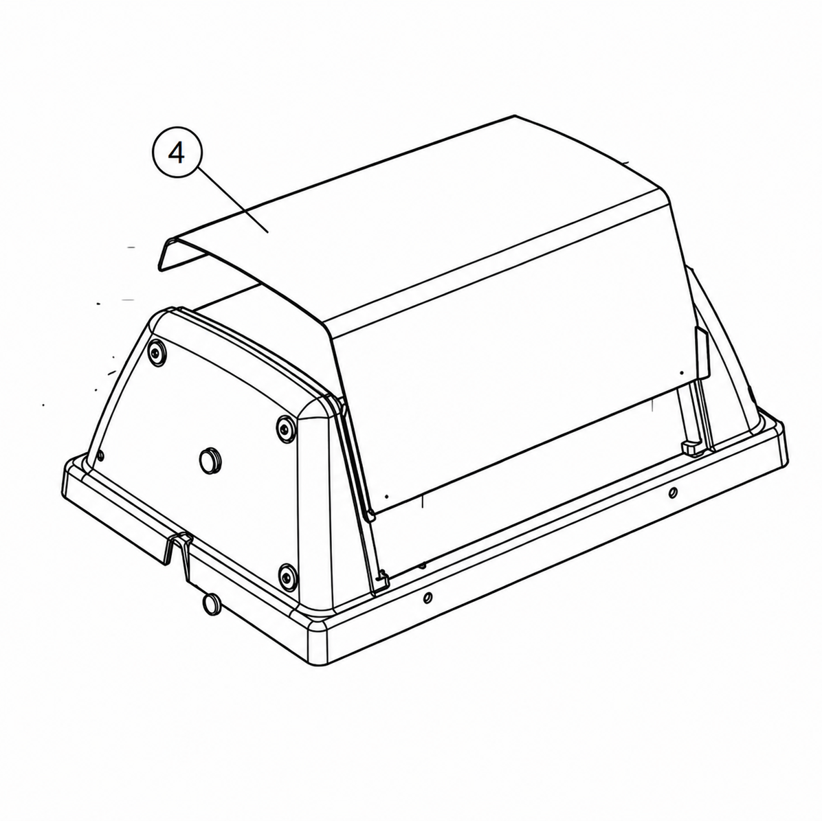 Rostfritt inlägg för GEM-lock 10958-E334A