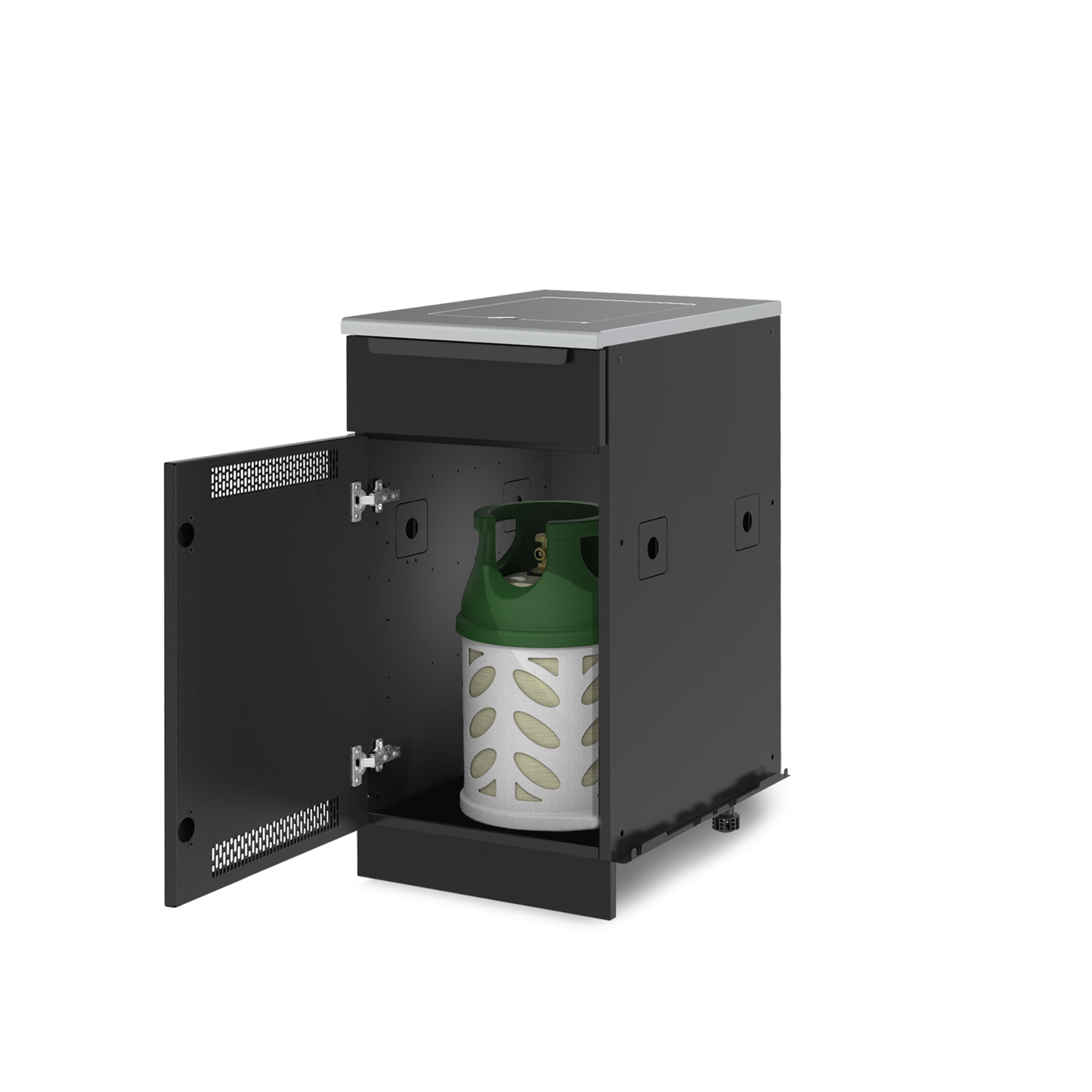 MOK Ventilerat underskåp med utskärning för sidobrännare Baron™