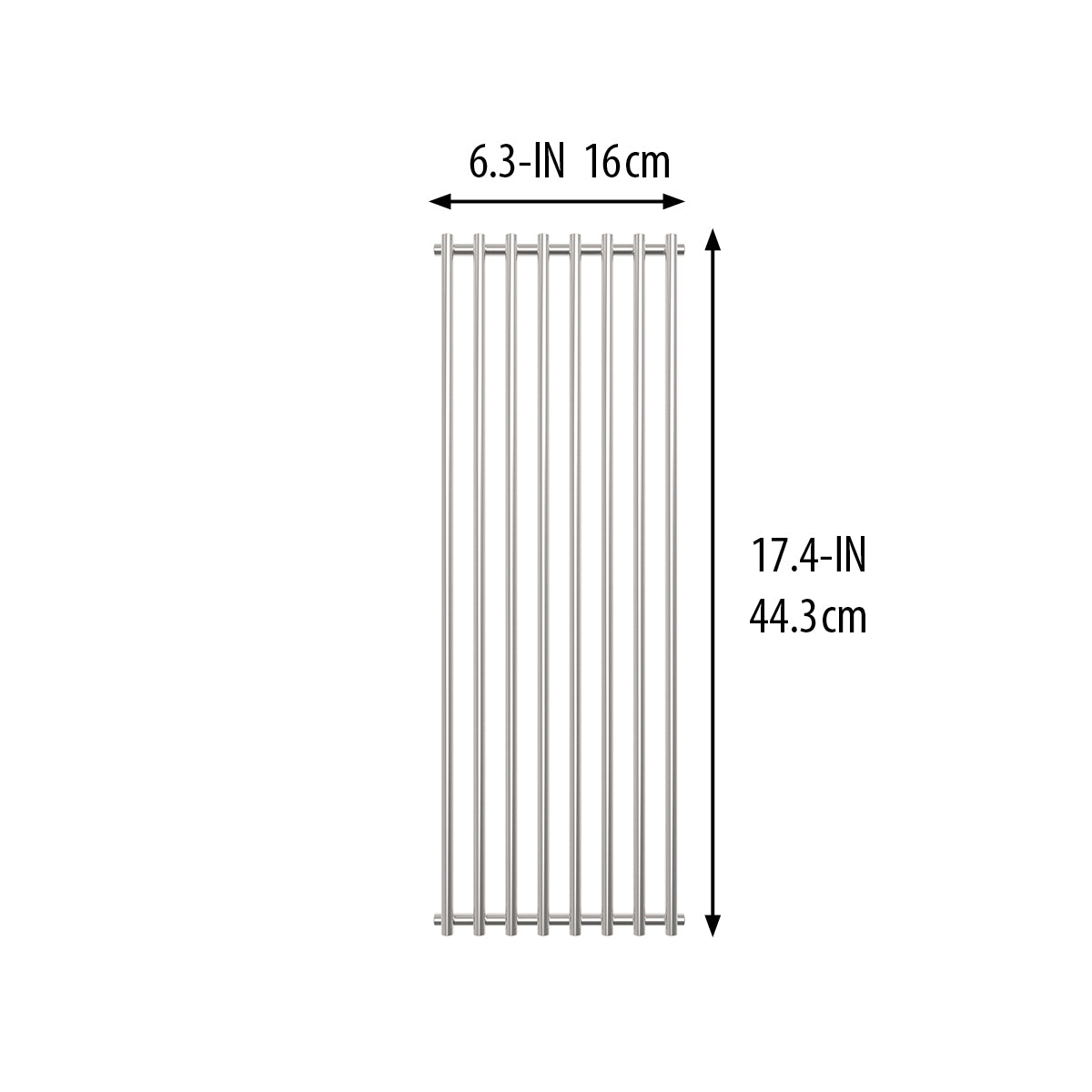 Grillgaller i 8 mm rostfritt stål Baron™ & Crown™