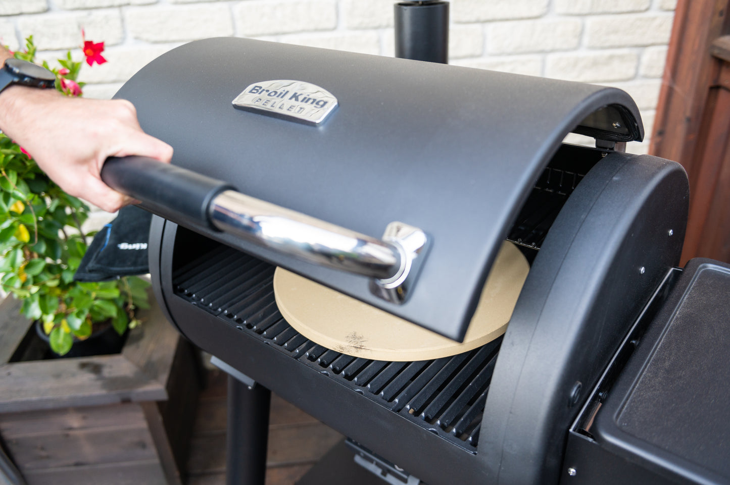 Grill- och pizzasten