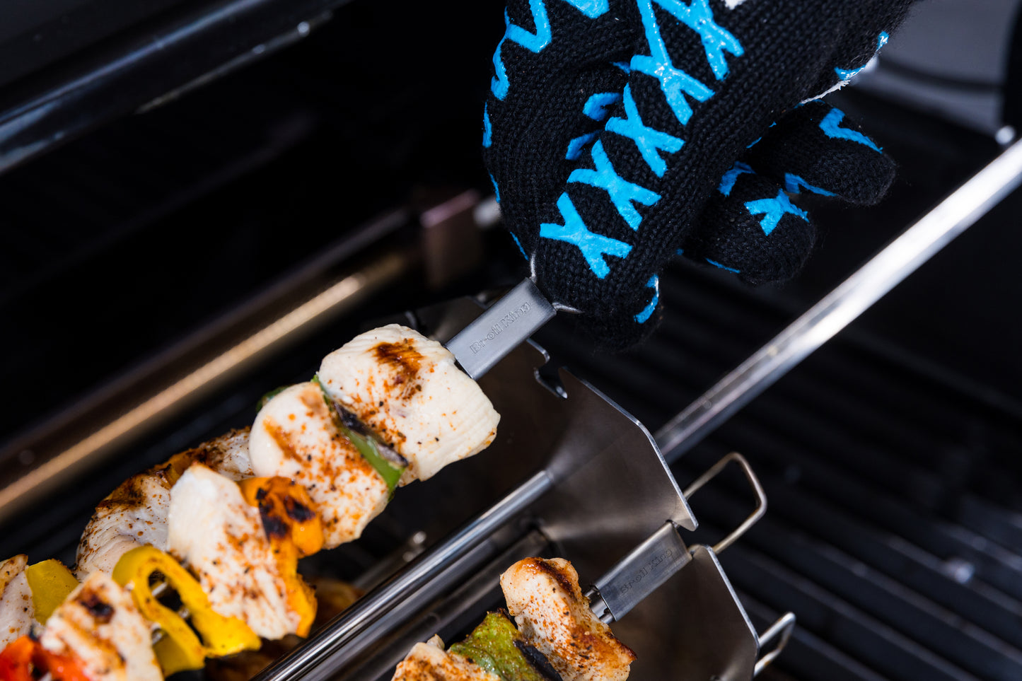 Grillvante mönstrad