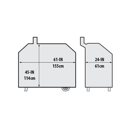 Premium överdrag Regal™ Pellet 500 & Offset Smoker 500