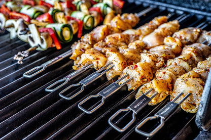 Dubbla grillspett – 4-pack