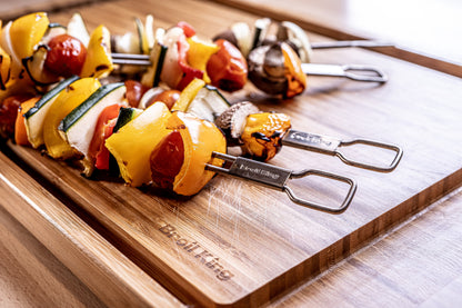 Dubbla grillspett – 4-pack
