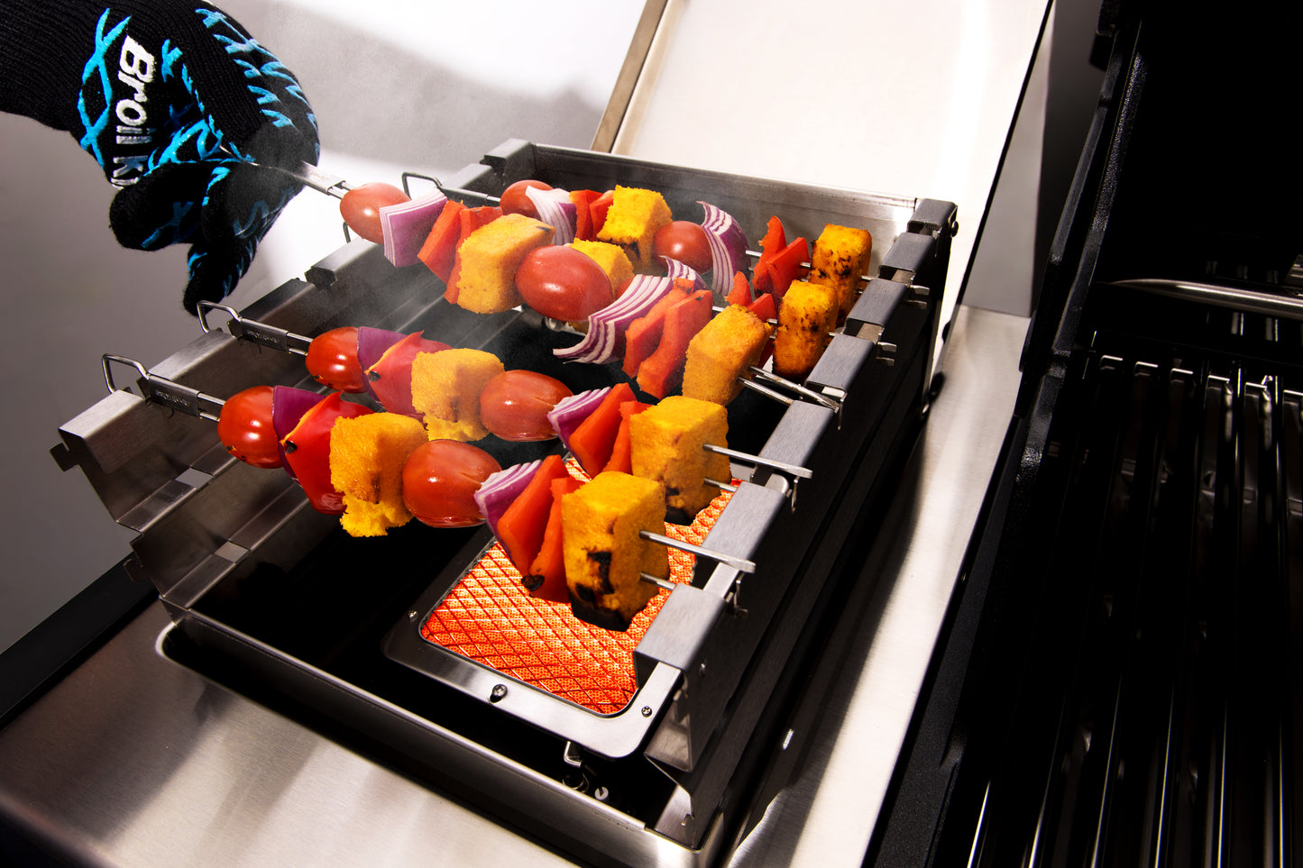 Vindskydd för IR-brännare