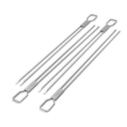 Dubbla grillspett – 4-pack